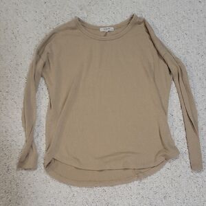rag & bone Beige Long Sleeve Top